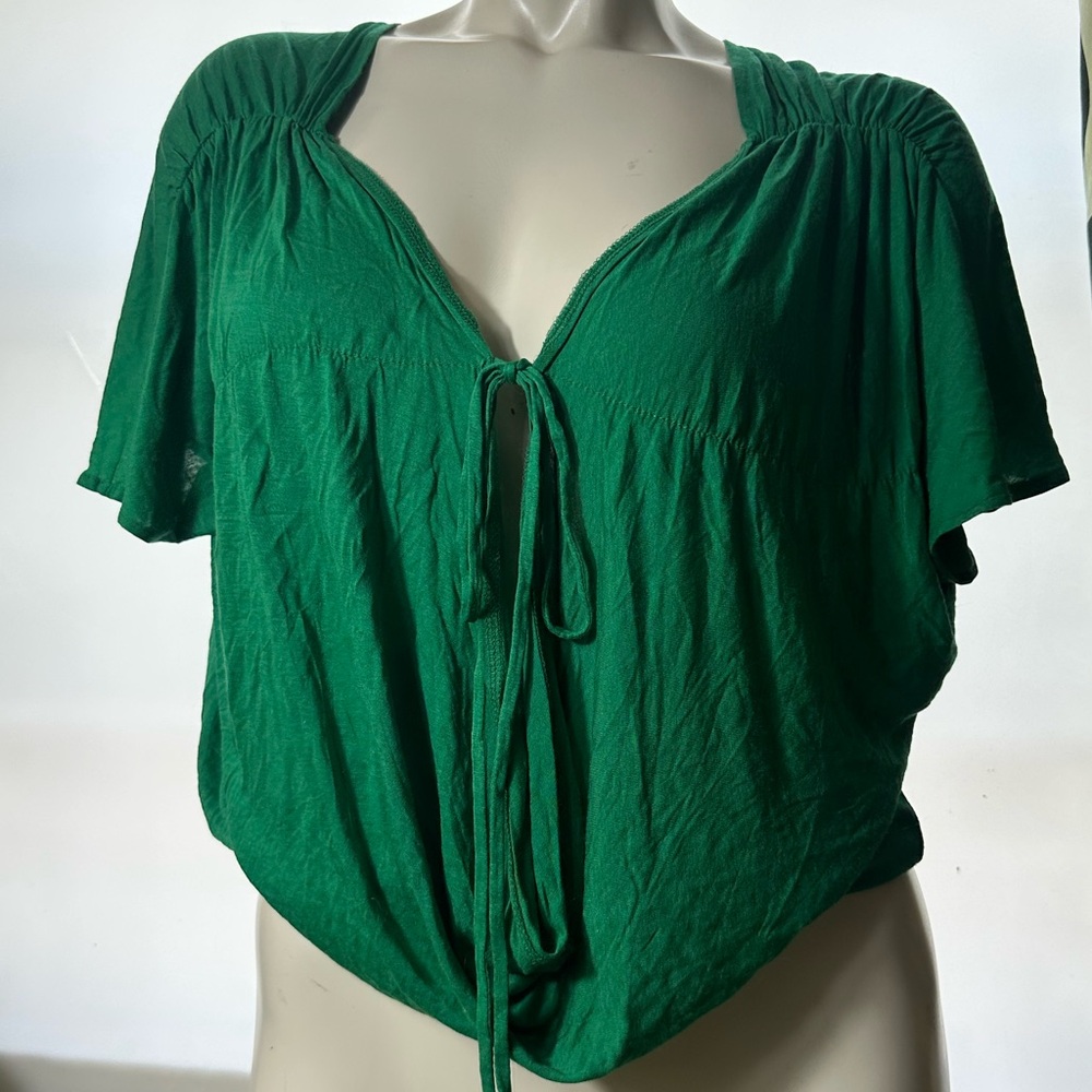 Vintage Mason Emerald Green Women's Blouse